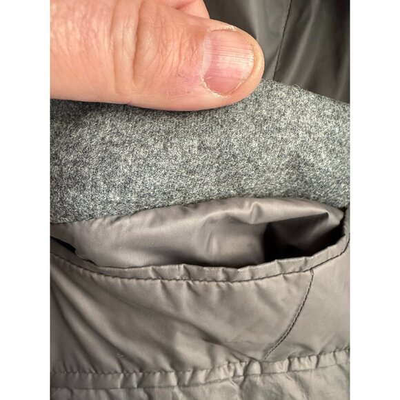 Brunello Cucinelli Dark Grey Down filled Fur Trim Puffer Jacket 42/S - Picture 4 of 9